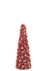 Kegel Deco Bessen Plat Rood S - (36912)